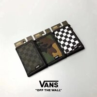 Vans Ví Ngắn Gấp Ví Vải Nam Túi Đựng Thẻ Ví Sinh Viên Ngày Lễ Tình Nhân Sinh Nhật Ngày Lễ Tình Nhân Ví Đen