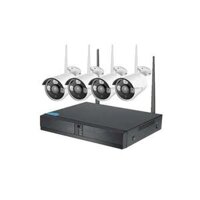 VANTECH VP-0460W Bộ Kit camera IP và đầu ghi hình không dây 4 kênh