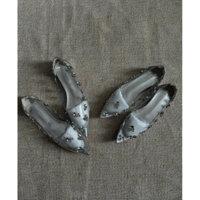 Vào S-VIDEO thêm vào 🛒 ✨ Giày bệt búp bê trong suốt đính đá ✨