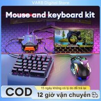 VARB bộ chuyển đổi chơi game Meiying và bàn phím chuột kết nối điện thoại chơi PUBG Mobile Free Fire