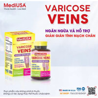 varicose veins ngăn giãn tĩnh mạch chân nhập khẩu mỹ lọ 30 viên