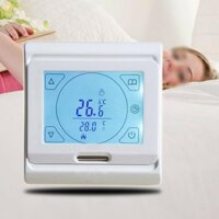 【VARSTR】White Touchscreen Programmable Thermostat For Underfloor Heating With Sensor