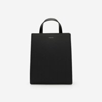 Vascara - Balo Mini Dáng Chữ Nhật Nhấn Chỉ Nổi Hình Học - BAC 0107 - Màu Đen [Chính hãng]