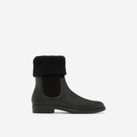 Vascara - Giày Boots Phối Len - BOT 0876 - Màu Đen - Vascara [Chính hãng]