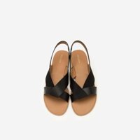 Vascara - Giày Sandal Quai Đan Chéo - SDK 0289 - Màu Đen [Chính hãng]