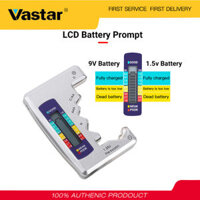 Vastar Máy Kiểm Tra BT Thông Dụng Máy Kiểm Tra Dung Lượng BT Kỹ Thuật Số LCD Máy Dò BT C D N AA AAA 9V 1.5V Dụng Cụ Chẩn Đoán Điện Dung