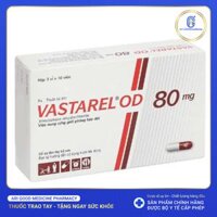 Vastarel OD 80mg hỗ trợ điều trị đau thắt ngực ổn định (3 vỉ x 10 viên)