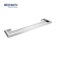 Vắt khăn đôi EcoBath EC888-09 màu inox bóng