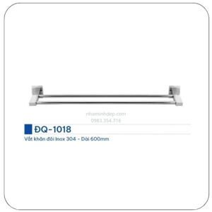 Vắt khăn đôi Inox 304 dài 600mm ĐQ1018