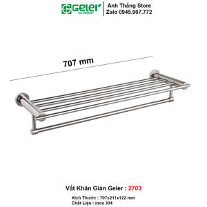 Vắt khăn giàn Geler 2703