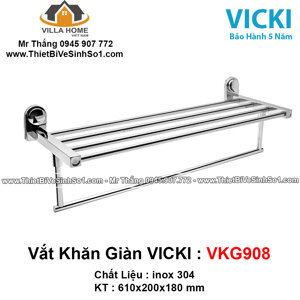 Vắt khăn giàn Vicki VKG908