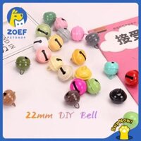 Vật nuôi hàng ngày 22mm Màu Chuông Nhỏ Vật Nuôi Trang Sức Phụ Kiện Móc Khóa Kẹo Màu Kim Loại Sơn Chuông LI0141