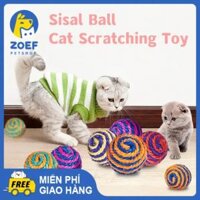 Vật nuôi hàng ngày Vui Mèo Đồ Chơi Con Mèo Con, Sisal Bóng Mèo Đồ Chơi Chew Mèo Đồ Chơi LI0382