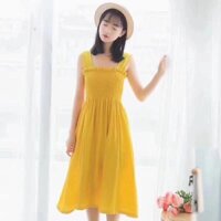 VÁY 2 DÂY BẦU THỜI TRANG