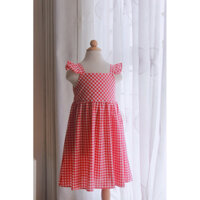 Váy 2 dây cánh tiên kèm set nơ bướm