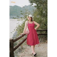 Váy 2 dây caro BU BIG SIZE like new 99