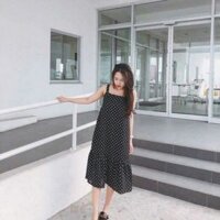 😚😚😚Váy 2 dây chấm bi 😘😘