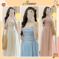 Váy 2 dây cúp ngực dáng dài, Váy đi biển nhiều màu trẻ trung siêu xinh