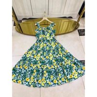 vay 2 dây hoa vàng- xanh- cam