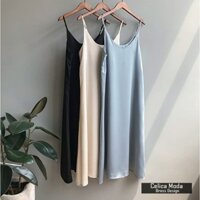 váy 2 dây lụa