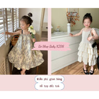 Váy 2 Dây maxi Đi biển Cho Bé Gái Hiệu AMBB kids