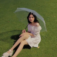 Váy 2 dây trắng