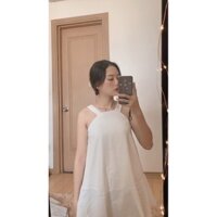 Váy 2 dây trắng