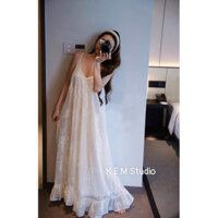 Váy 2 dây, váy maxi đi biển siêu bồng bềnh nhẹ nhàng / SEYO STUDIO