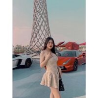 Váy 2 dây xích siêu xinh sang chảnh