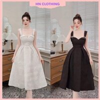 Váy 2 dây xoè thiết kế dự tiệc Đầm 2 dây cao cấp sang chảnh HN Clothing V79
