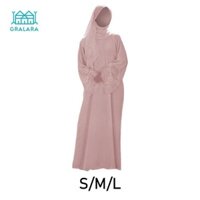 Váy Abaya có mũ trùm đầu có khăn trùm đầu dài tay Váy thanh lịch