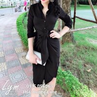 Váy áo sơ mi buộc vạt