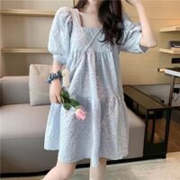 Váy bà bầu Váy mùa hè Phong cách mới Thời trang Người ảnh hưởng Váy bà bầu Cao cấp Pháp Mùa hè bà bầu Cổ tích Đầm Nữ 3.18 O