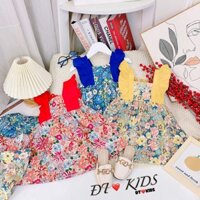 Váy Baby Sành Điệu Bé Gái, Váy Kèm Mũ Cho Bé Gái