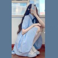 Váy babydoll 3 tầng thắt nơ siêu dễ thương