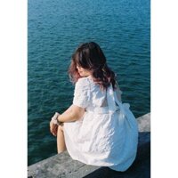 Váy babydoll trắng