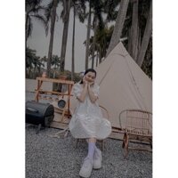 Váy babydoll trắng