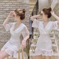 Váy Bánh Bèo chéo ngực siêu xiiinh