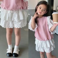 Váy bánh màu trơn mùa hè cho bé gái Tutu Váy dài đến đầu gối Váy công chúa Váy thường ngày Thân thiện với da và thoáng khí