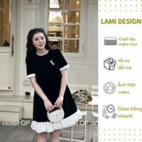 Váy Bầu Babydoll công sở siêu xinh đi tiệc dáng dài đẹp thời trang cao cấp LAMI