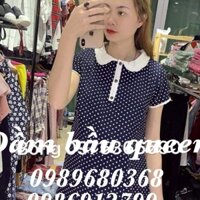 Váy bầu chấm bi thời trang