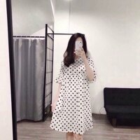 Váy bầu chấm bi