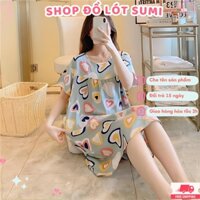 Váy bầu chất lanh siêu mát, CỔ TRÒN DÁNG XUÔNG rộng thoải mái từ 45-80kg