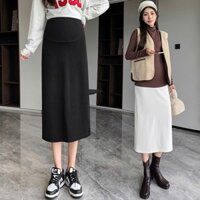 Váy bầu công sở dáng suông chữ A chất umi sẻ sau siêu xinh CV08