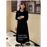 Váy Bầu Đầm Bầu Dạ Thu Đông A2574