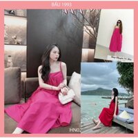Váy Bầu Hai Dây Maxi Đầm Bầu Thiết Kế Thời Trang Mùa Hè Đi Chơi Dạo Phố Xinh Xắn HN0235 BẦU 1993