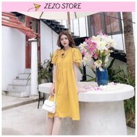 Váy Bầu Lụa Dài, Đầm Suông mặc hè