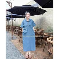 Váy bầu màu hè công sở kết hợp sau sinh