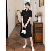 Váy Bầu Mùa Hè Công Sở Kết Hợp Sau Sinh Freesize Dưới 70kg