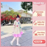 Váy Bầu Mùa Hè MomChic, Đầm Bầu Xinh Babydoll Cộc Tay, Họa Tiết Siêu Cute, Dễ Thương, Thoáng Mát, Thoải Mái Cho Mẹ Bầu